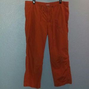 Columbia orange Capri pants